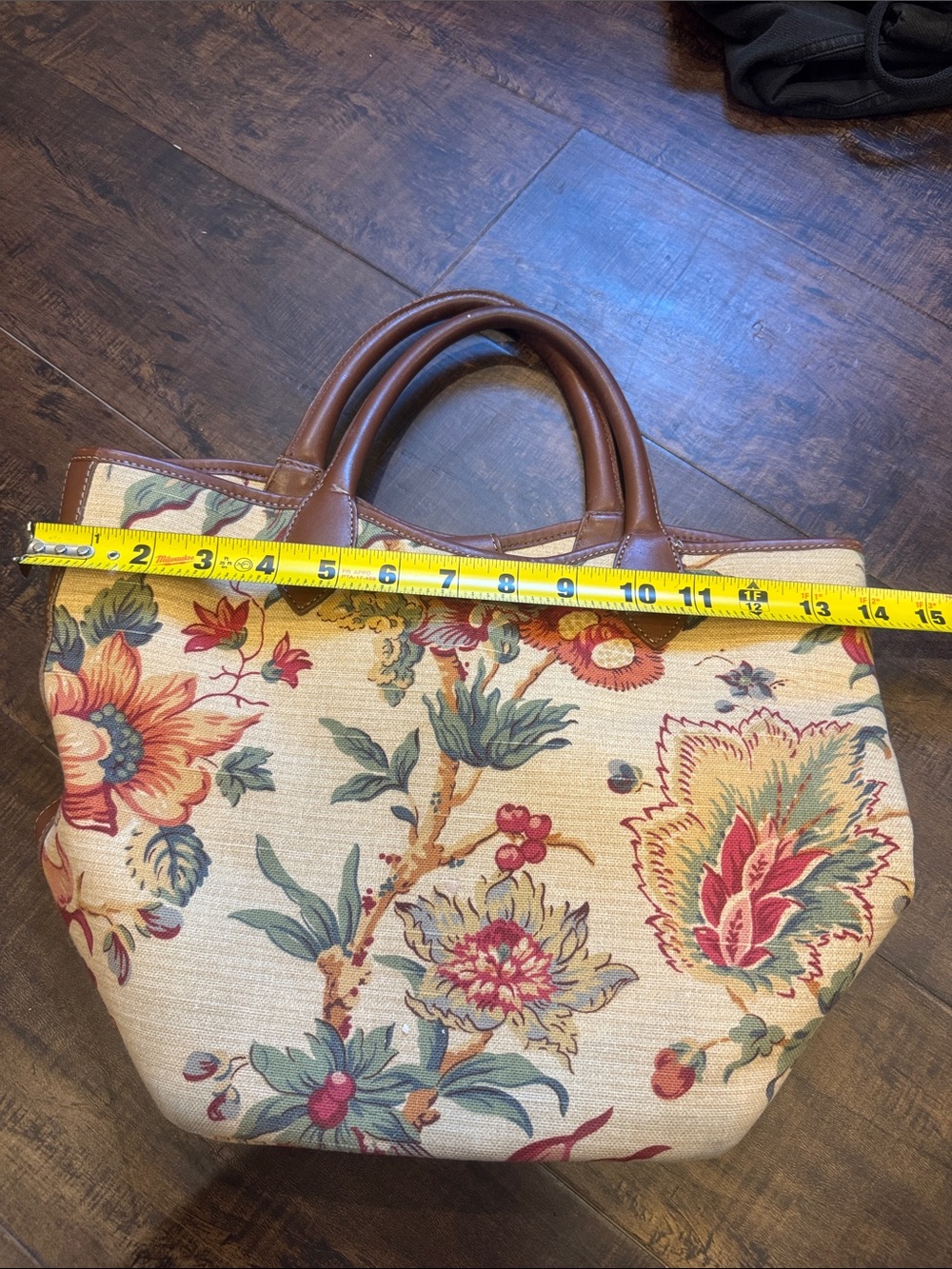 Talbots floral autumn colors purse - Picture 3 of 7